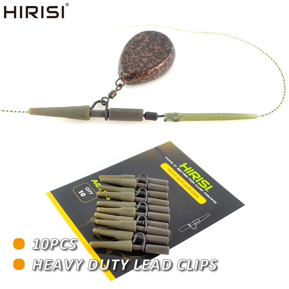 Hirisi 10pcs Heavy Duty Lead C - Ice Fishing Tip Up 评论和价格