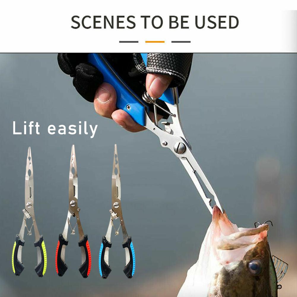Fishing Pliers Long Nose Stain - Fishing Equipment Cheap 评论和价格