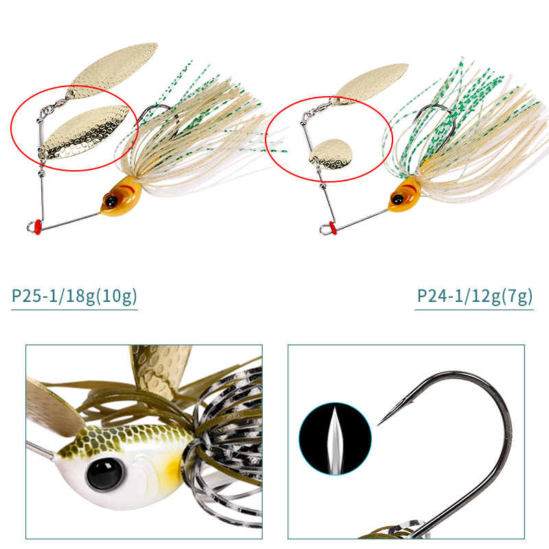 TSURINOYA Spinner Bait Buzzbai - Fishing Equipment Brands 评论和价格